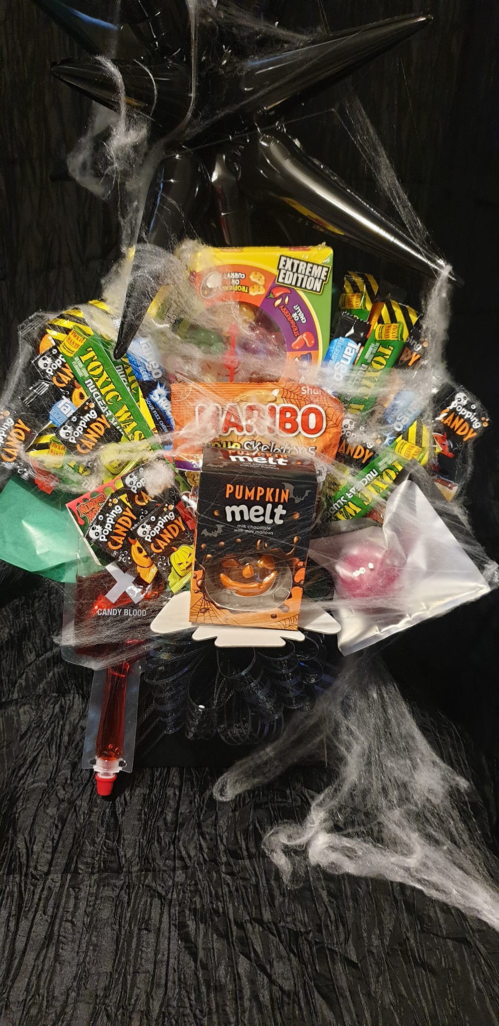 Halloween bouquet filled